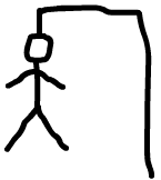 The hangman drawing along with the dimensions.